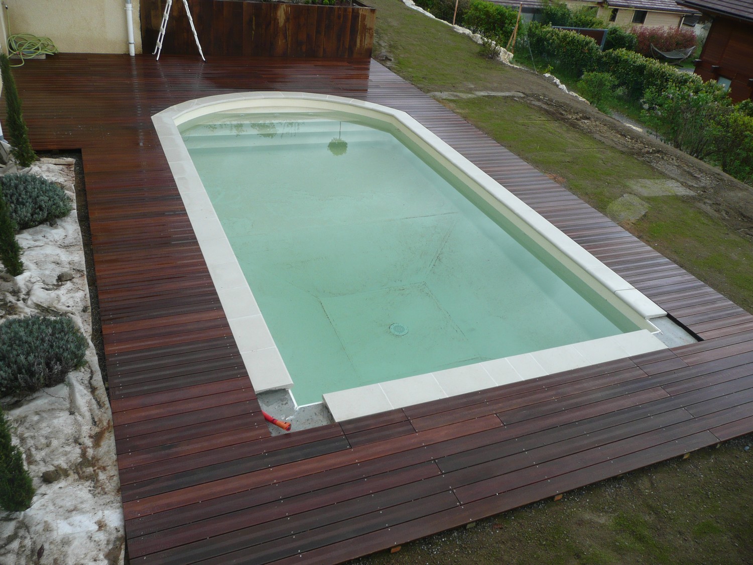 Terrasse piscine - Veyrier
